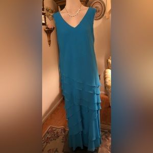 Ursula of Switzerland Almost new tiered layered maxi dress size 16W